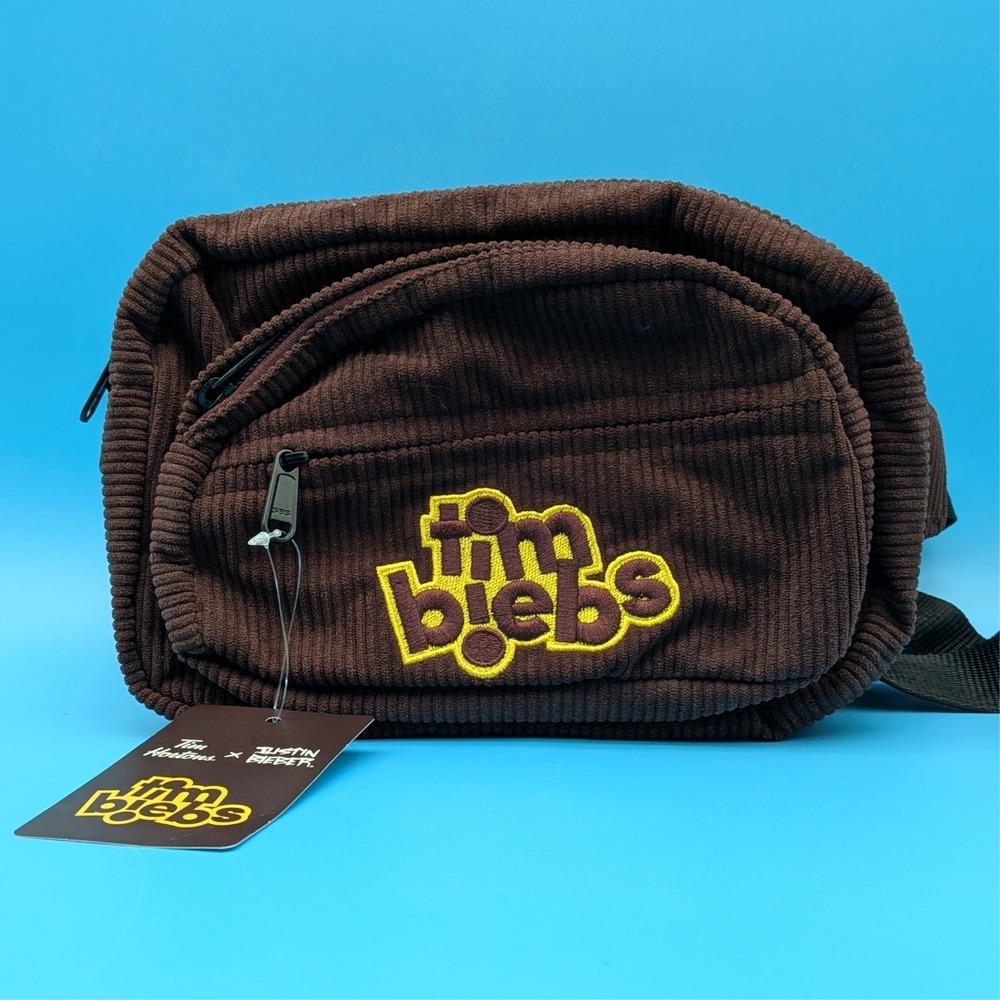 Tim Biebs x Tim Hortons Limited Edition Corduroy Fanny Pack - Justin Bieber